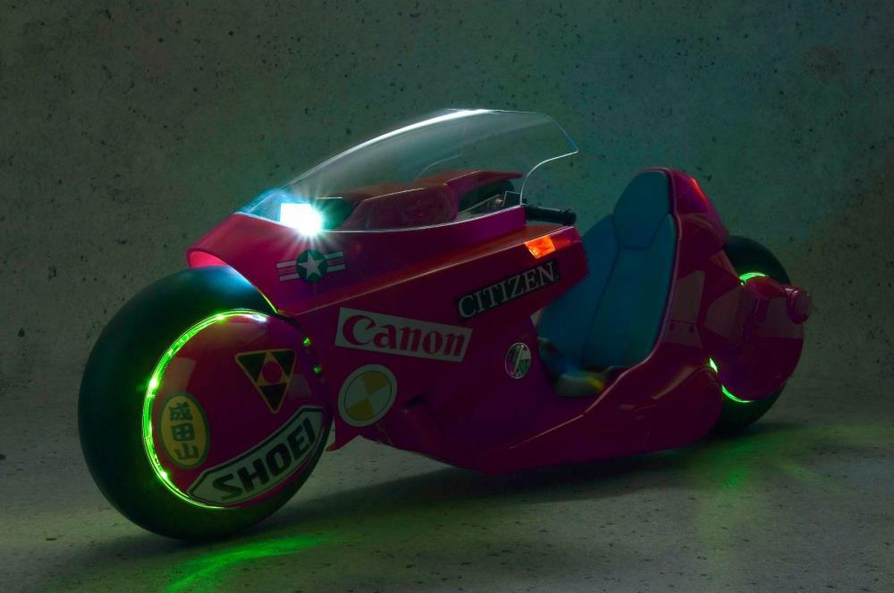 Bandai Soul Of Popynica Project BM! 1/6 Scale Die-cast Chogokin Vehicle - Akira - Kaneda Bike Motorcycle (Revival Edition)