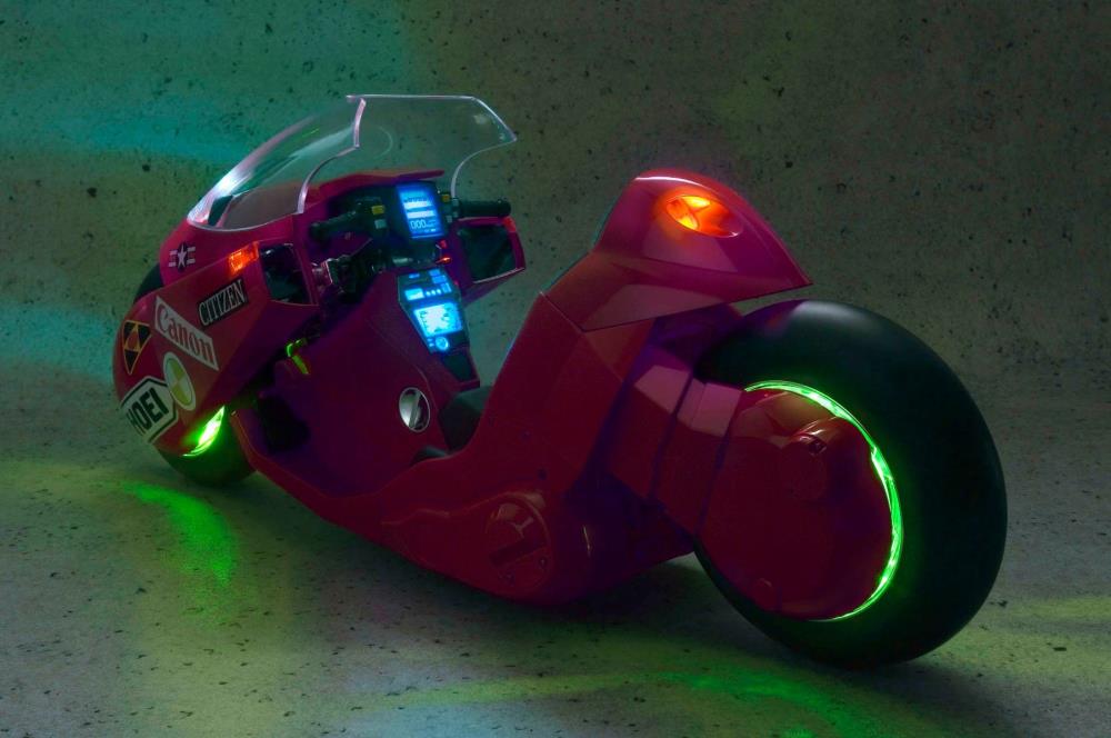 Bandai Soul Of Popynica Project BM! 1/6 Scale Die-cast Chogokin Vehicle - Akira - Kaneda Bike Motorcycle (Revival Edition)