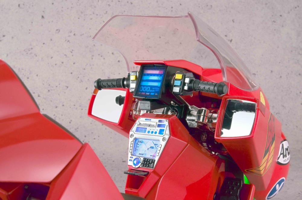 Bandai Soul Of Popynica Project BM! 1/6 Scale Die-cast Chogokin Vehicle - Akira - Kaneda Bike Motorcycle (Revival Edition)
