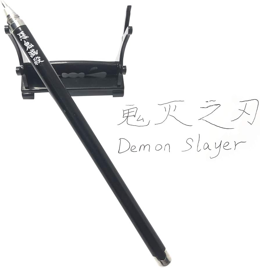 Demon Slayer Kimetsu No Yaiba Signature Pen Samurai Sword Katana Tsugikuni Yoriichi accessories قاتل الشياطين قلم كتابة بشكل سيف يوريشي