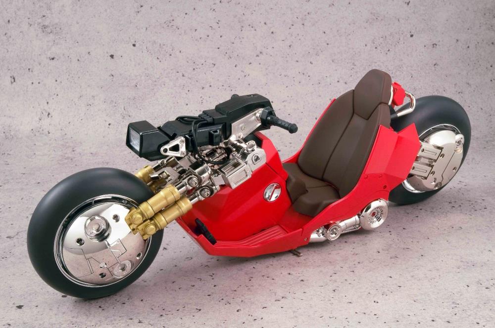 Bandai Soul Of Popynica Project BM! 1/6 Scale Die-cast Chogokin Vehicle - Akira - Kaneda Bike Motorcycle (Revival Edition)