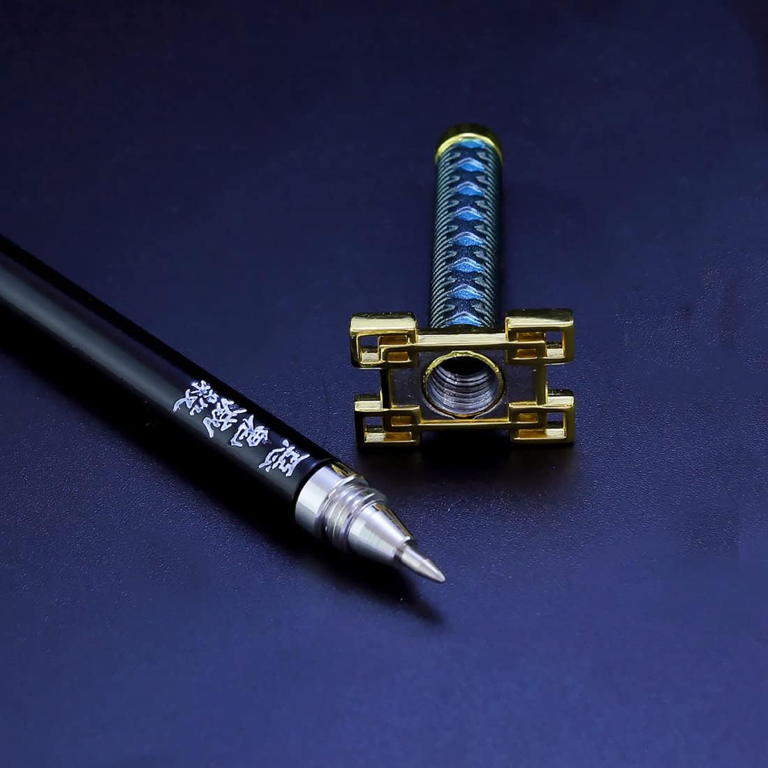 Demon Slayer Kimetsu No Yaiba Signature Pen Samurai Sword Katana Muichiro Tokito accessories قاتل الشياطين قلم كتابة بشكل سيف توكيتو