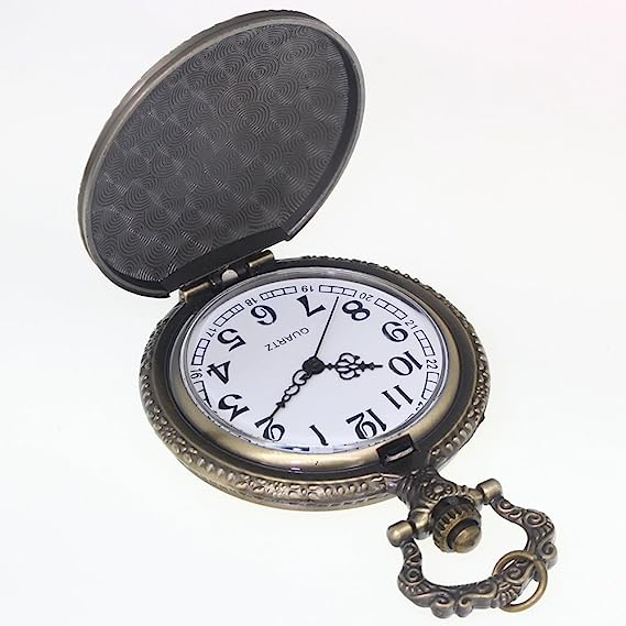 Pocket Watch quartz necklace The Witcher 3 accessories ساعة جيب كوارتز ذا ويتشير الثالث