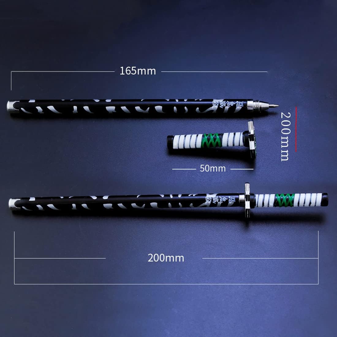 Demon Slayer Kimetsu No Yaiba Signature Pen Samurai Sword Katana sanemi shinazugawa accessories قاتل الشياطين قلم كتابة بشكل سيف سانمي