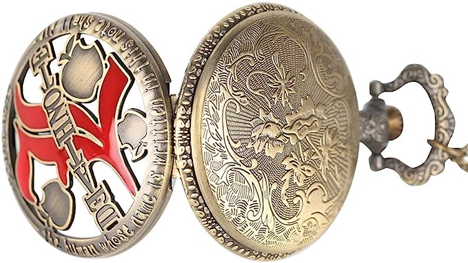 Pocket Watch Quartz Necklace Death Note Anime L accessories ساعة جيب كوارتز أنمي ديث نوت شخصية إل