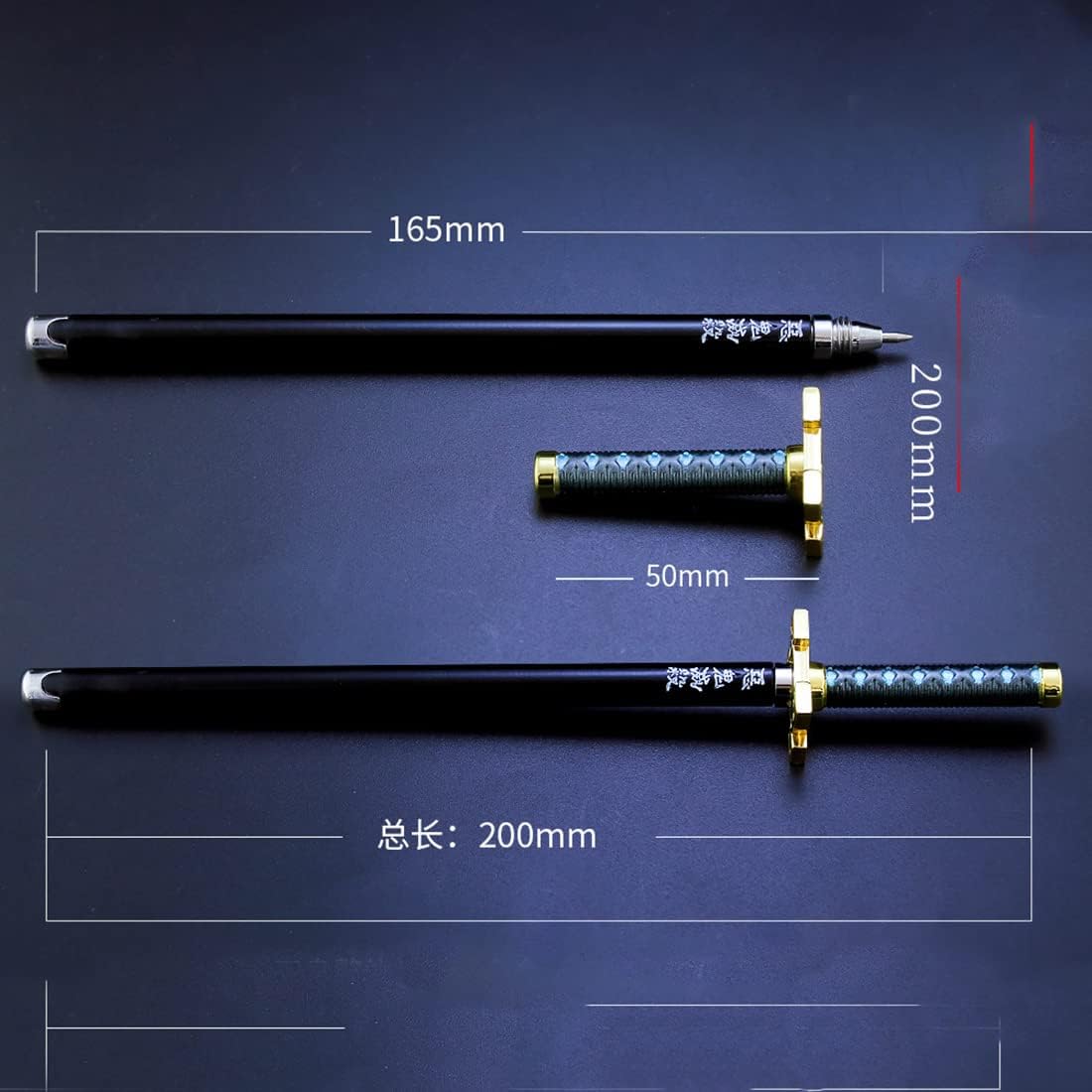 Demon Slayer Kimetsu No Yaiba Signature Pen Samurai Sword Katana Muichiro Tokito accessories قاتل الشياطين قلم كتابة بشكل سيف توكيتو