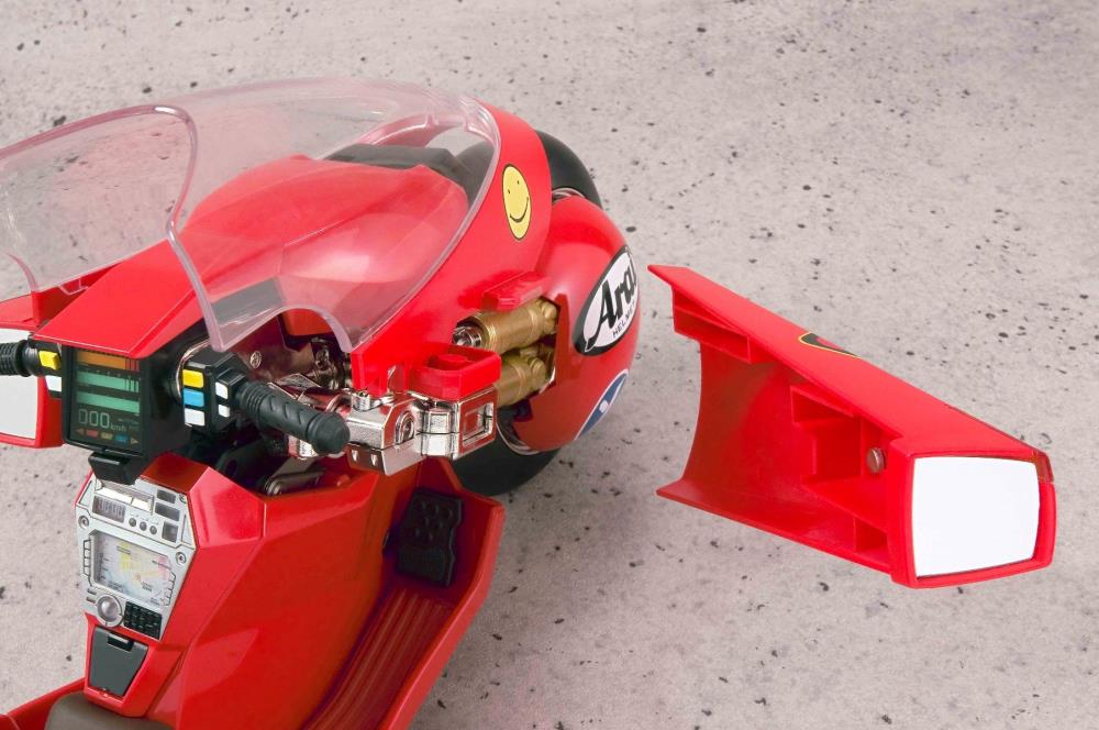 Bandai Soul Of Popynica Project BM! 1/6 Scale Die-cast Chogokin Vehicle - Akira - Kaneda Bike Motorcycle (Revival Edition)