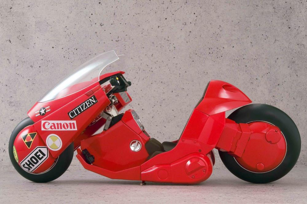 Bandai Soul Of Popynica Project BM! 1/6 Scale Die-cast Chogokin Vehicle - Akira - Kaneda Bike Motorcycle (Revival Edition)