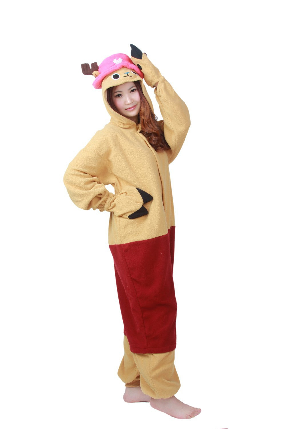Onesies  ملابس شوبا من مسلسل ون بييس كوسبلاي ملابس تنكريه بيجامة قطعة واحدة بتصميم حيوانات للكبار ملابس نوم بقلنسوة، ملابس منزل للهالوين والاحتفالات