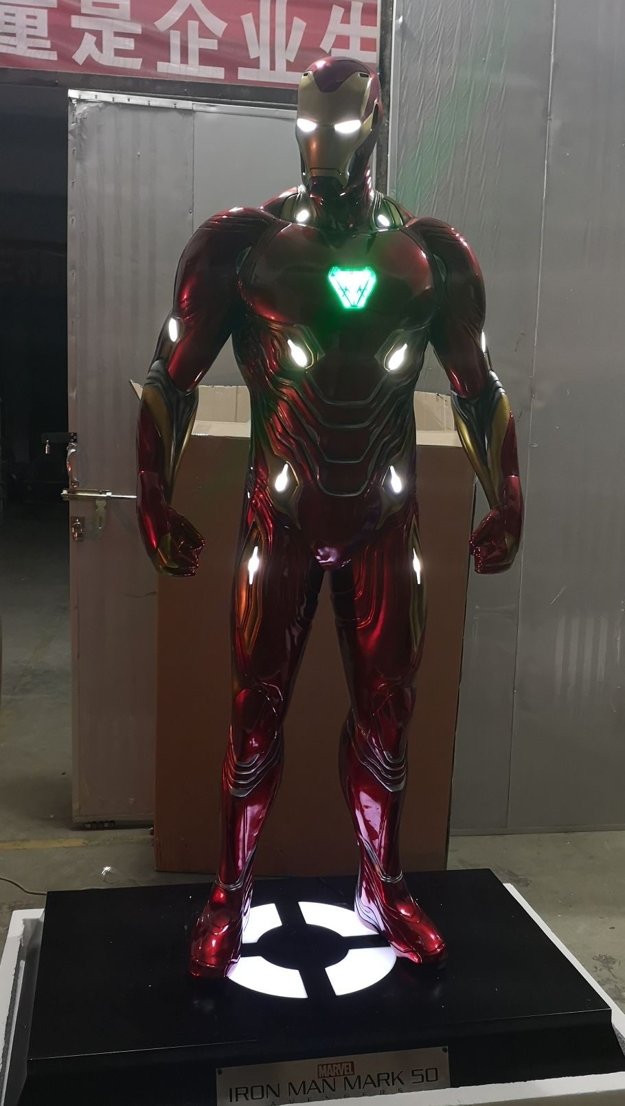 Iron Man Preorder Life Size Statue مجسم أيرون مان.