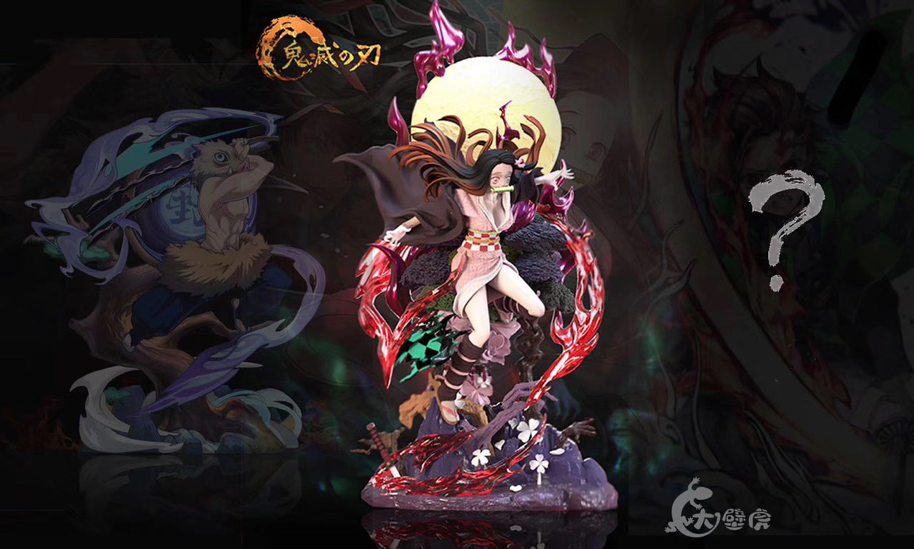 Demon Slayer kemitsu no yaiba Nezuko Kamado Big Gecko studio Resin Statue مجسم نيزيكو
