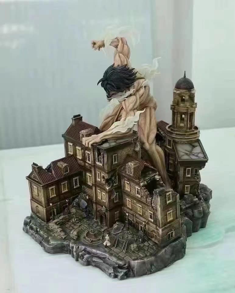 Attack on Titan - Eren Jaeger Titan CHIKARA COLLECTIBLES Resin Statue مجسم إيرين العملاق