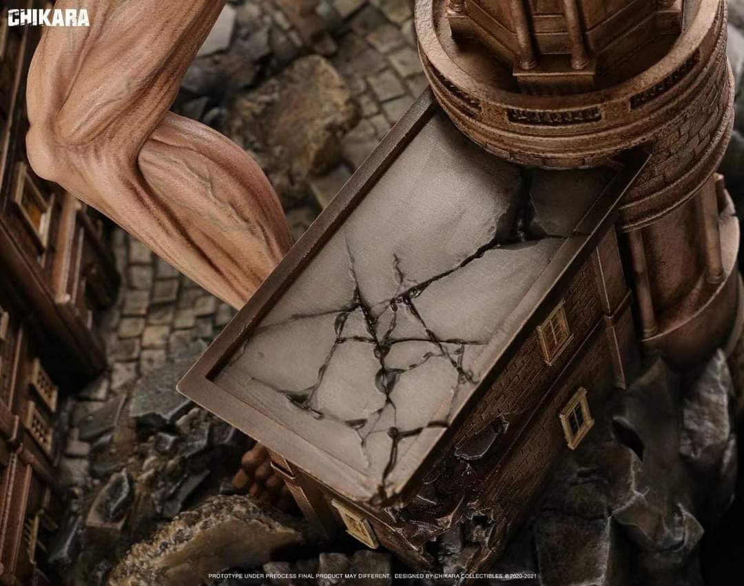 Attack on Titan - Eren Jaeger Titan CHIKARA COLLECTIBLES Resin Statue مجسم إيرين العملاق