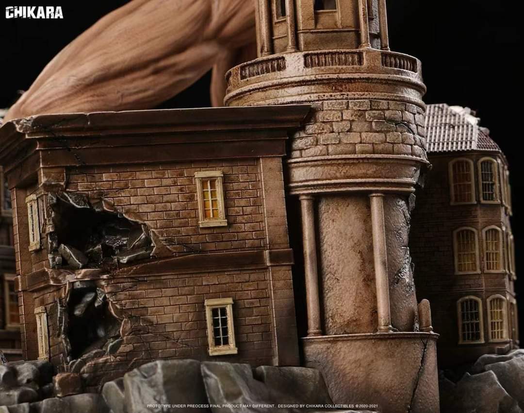Attack on Titan - Eren Jaeger Titan CHIKARA COLLECTIBLES Resin Statue مجسم إيرين العملاق