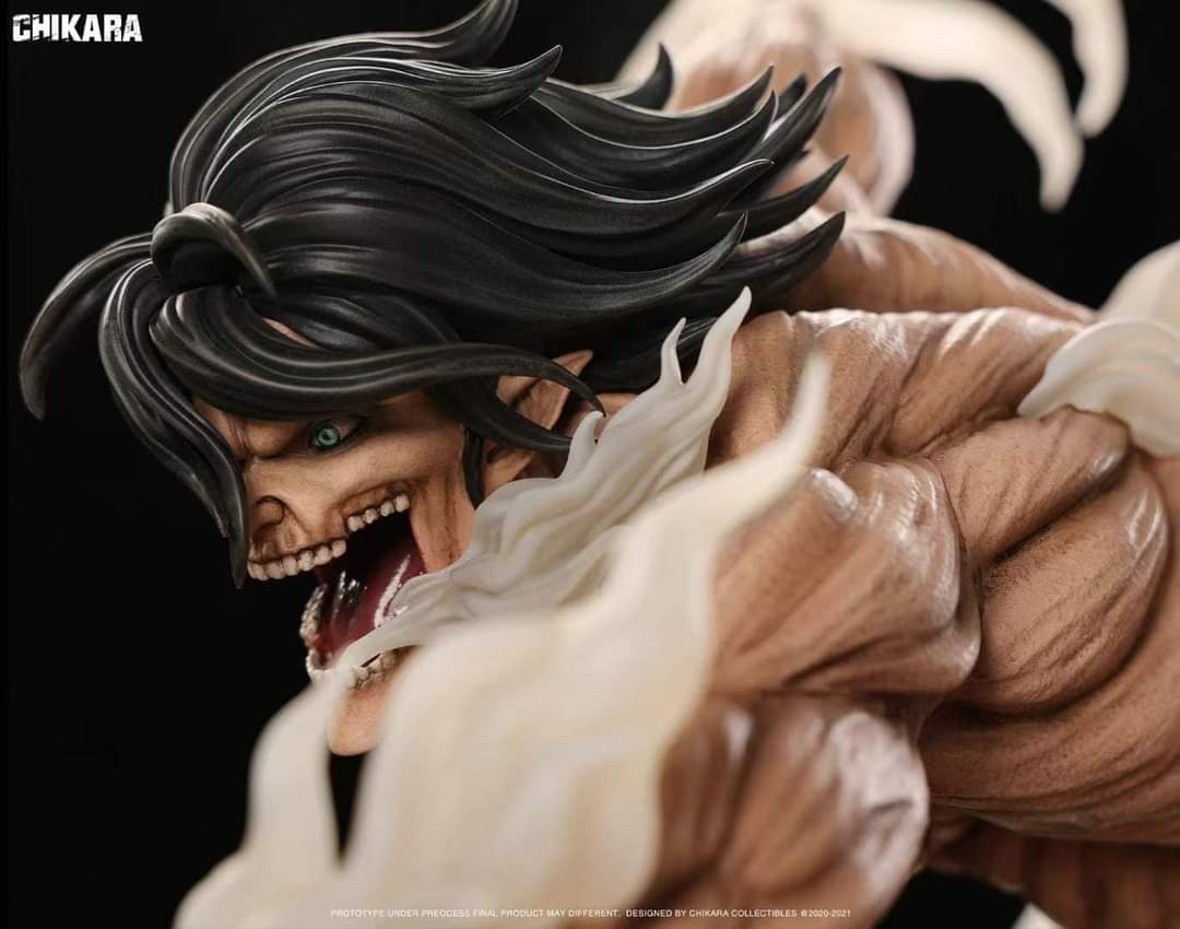 Attack on Titan - Eren Jaeger Titan CHIKARA COLLECTIBLES Resin Statue مجسم إيرين العملاق