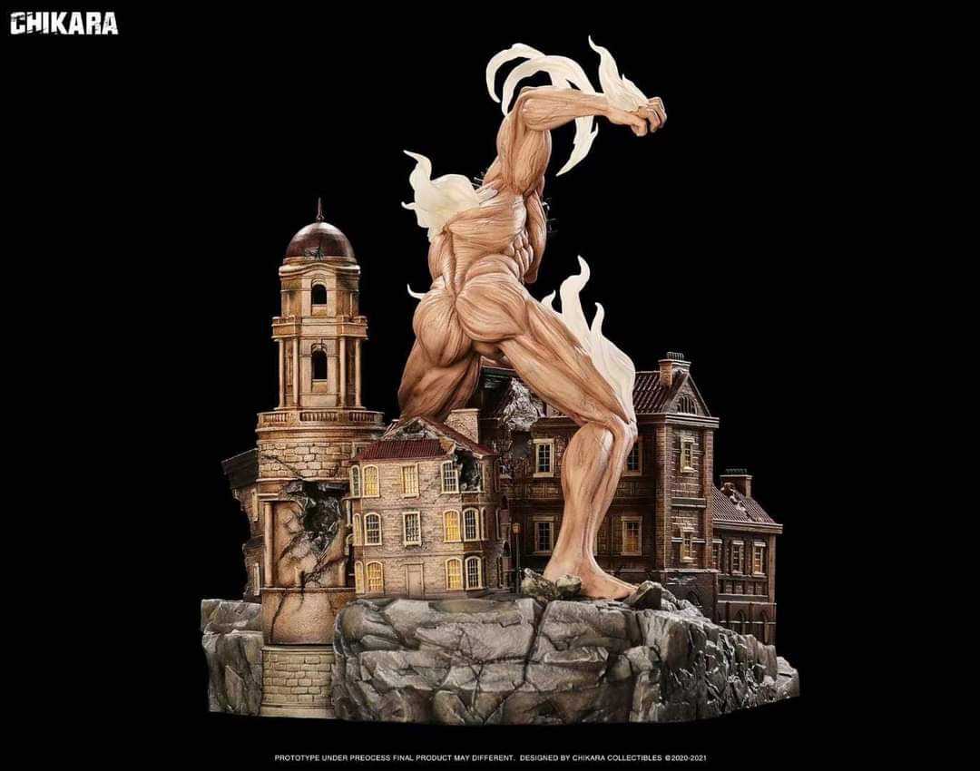 Attack on Titan - Eren Jaeger Titan CHIKARA COLLECTIBLES Resin Statue مجسم إيرين العملاق
