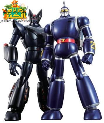 Tetsujin 28 & Black Ox Figures Robots 80's مجسم رعد العملاق.