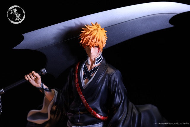 Bleach Kurosaki Ichigo Flyleaf Studio Resin Statue مجسم إيشيقو