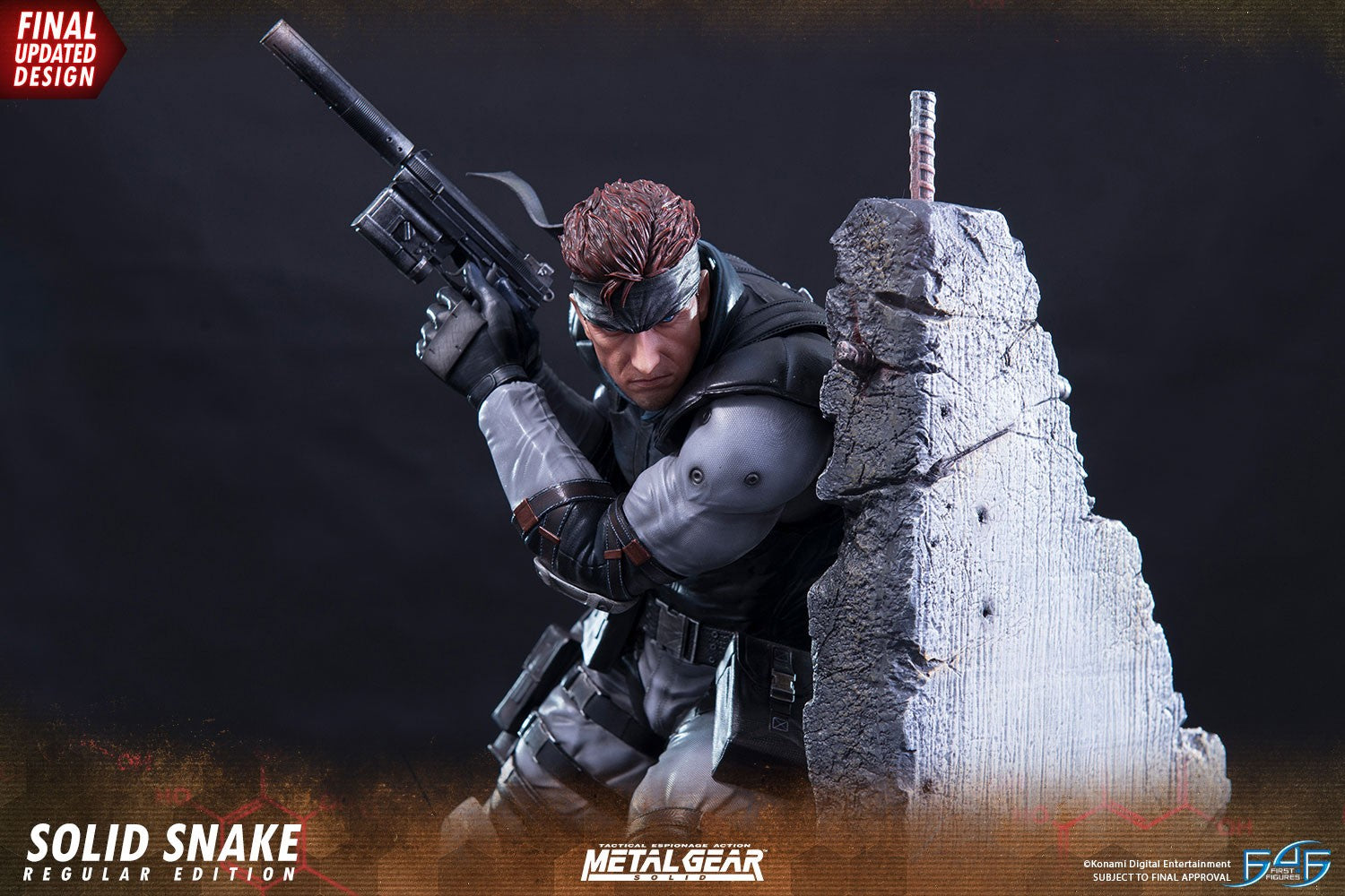 Metal Gear Solid - SOLID SNAKE (REGULAR) F4F Resin Statue مجسم سوليد سنيك