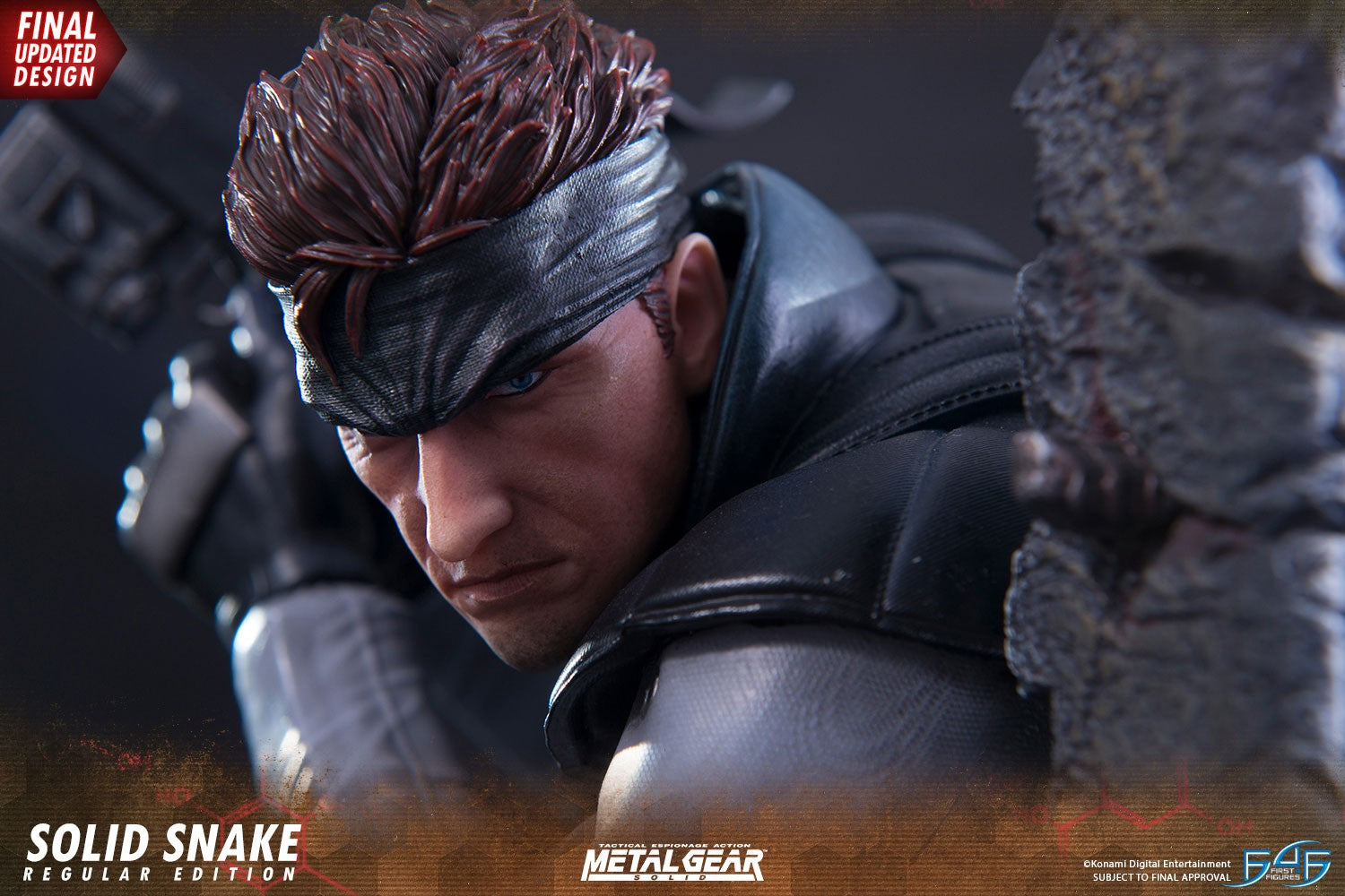 Metal Gear Solid - SOLID SNAKE (REGULAR) F4F Resin Statue مجسم سوليد سنيك