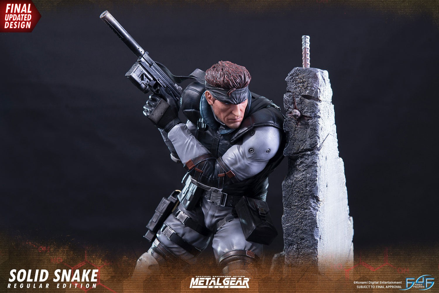 Metal Gear Solid - SOLID SNAKE (REGULAR) F4F Resin Statue مجسم سوليد سنيك