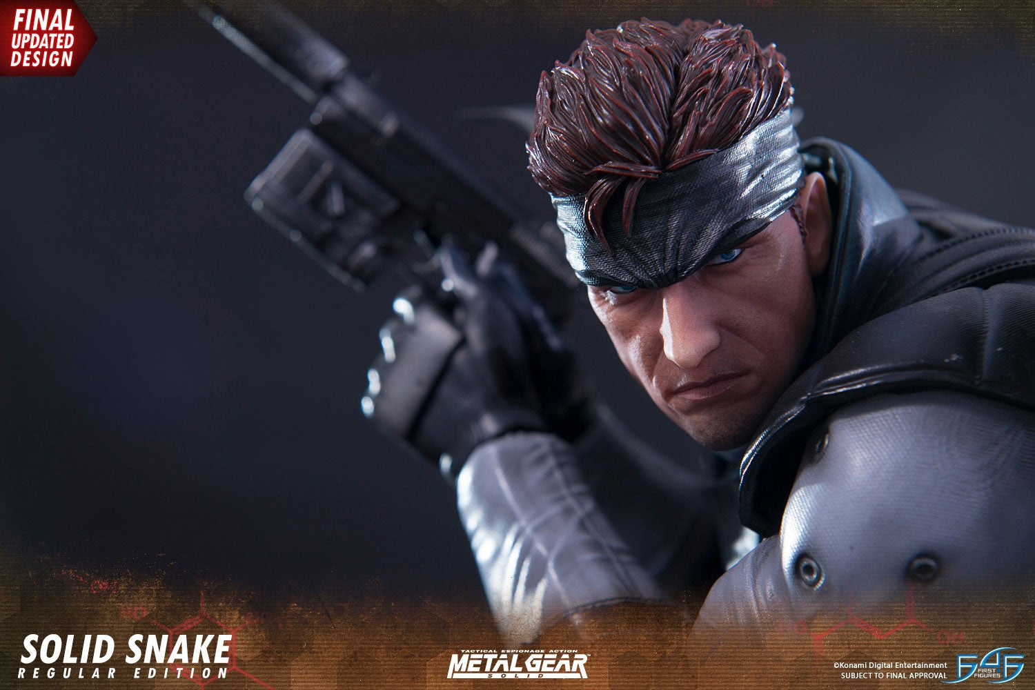 Metal Gear Solid - SOLID SNAKE (REGULAR) F4F Resin Statue مجسم سوليد سنيك