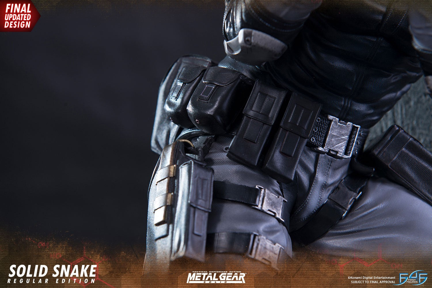 Metal Gear Solid - SOLID SNAKE (REGULAR) F4F Resin Statue مجسم سوليد سنيك