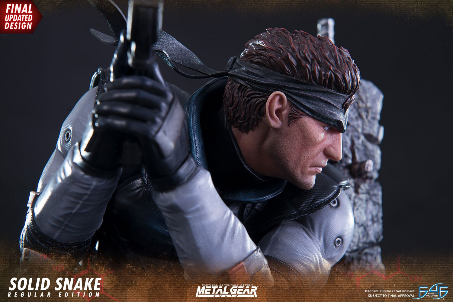 Metal Gear Solid - SOLID SNAKE (REGULAR) F4F Resin Statue مجسم سوليد سنيك
