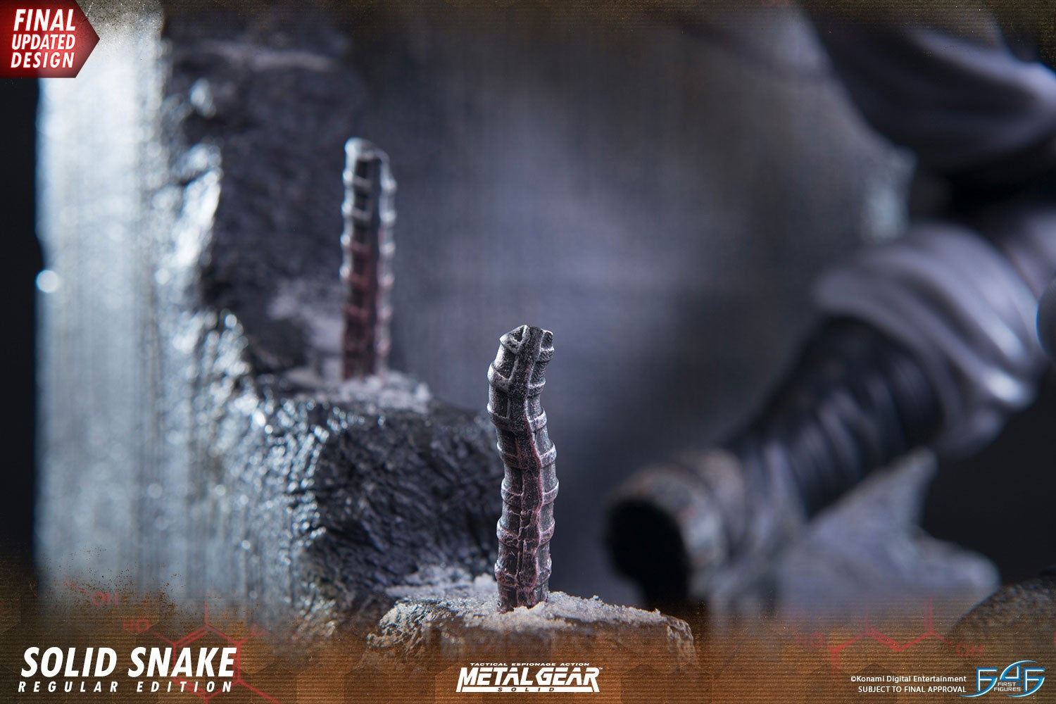 Metal Gear Solid - SOLID SNAKE (REGULAR) F4F Resin Statue مجسم سوليد سنيك