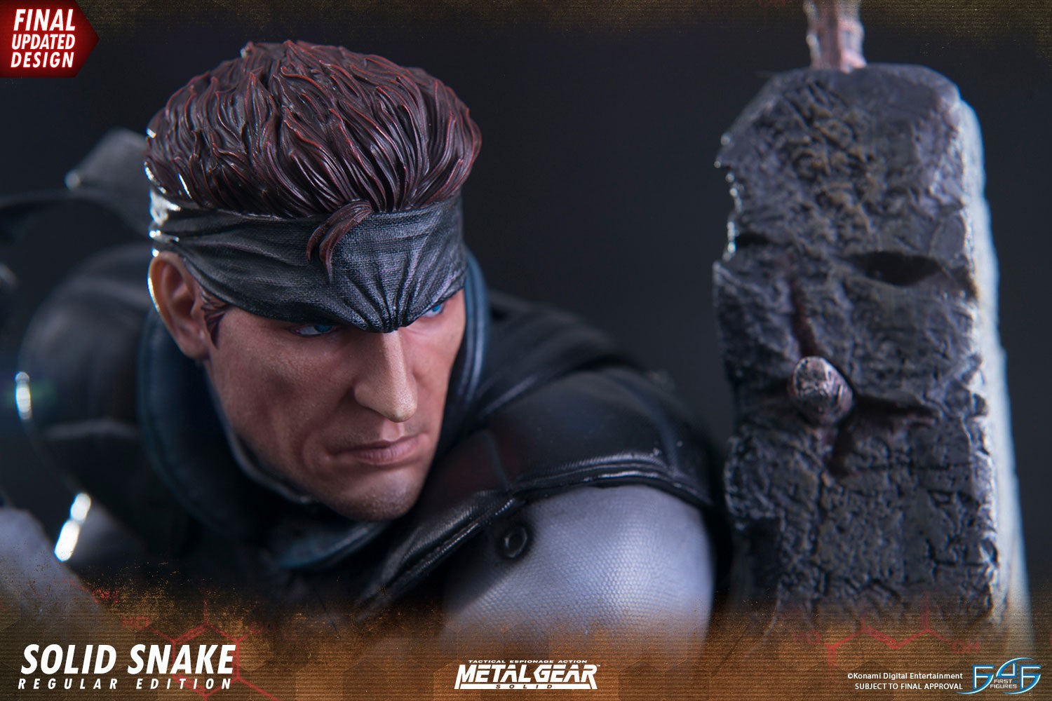 Metal Gear Solid - SOLID SNAKE (REGULAR) F4F Resin Statue مجسم سوليد سنيك