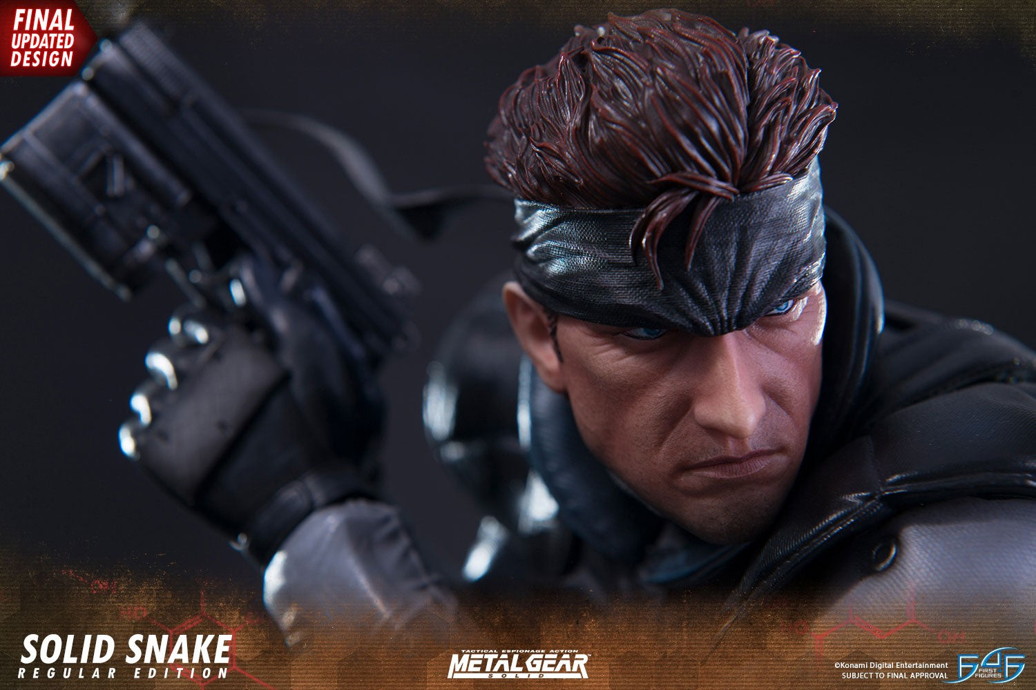Metal Gear Solid - SOLID SNAKE (REGULAR) F4F Resin Statue مجسم سوليد سنيك