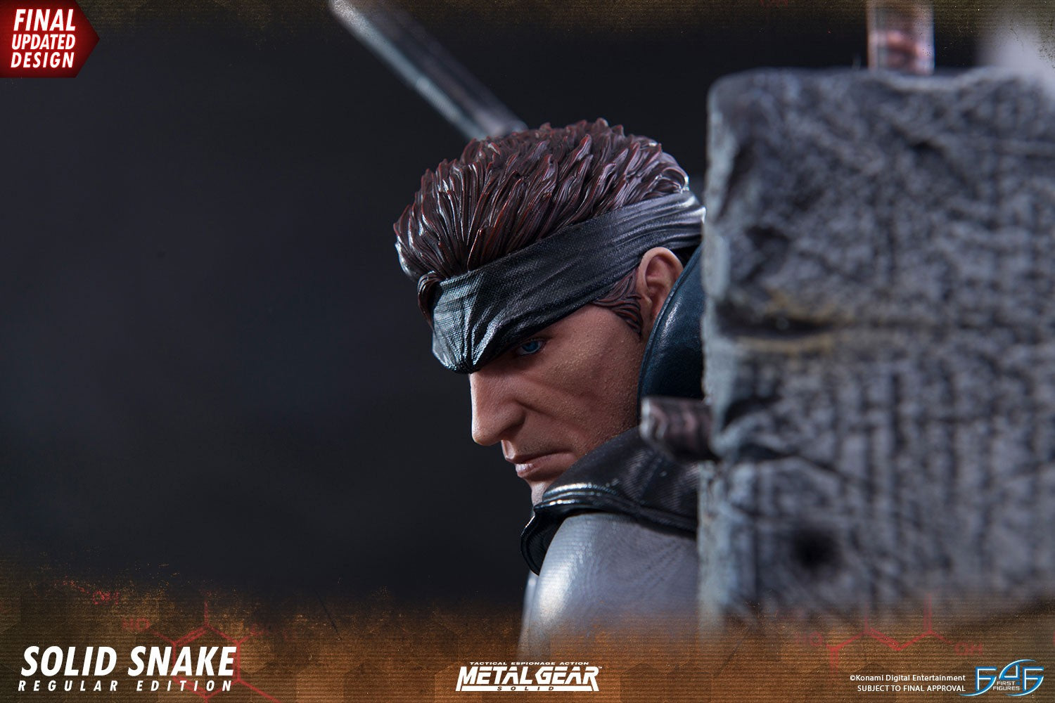 Metal Gear Solid - SOLID SNAKE (REGULAR) F4F Resin Statue مجسم سوليد سنيك