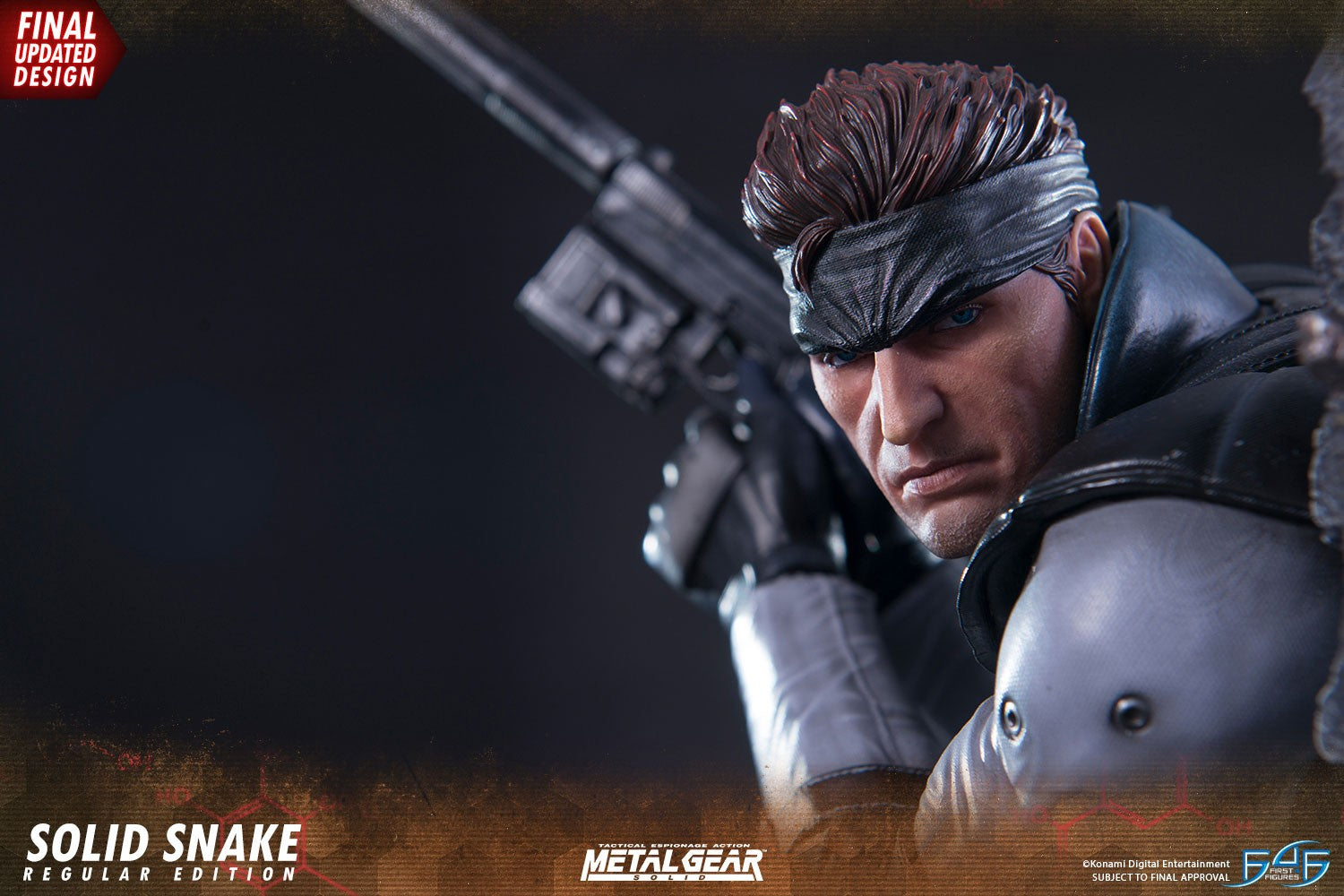 Metal Gear Solid - SOLID SNAKE (REGULAR) F4F Resin Statue مجسم سوليد سنيك