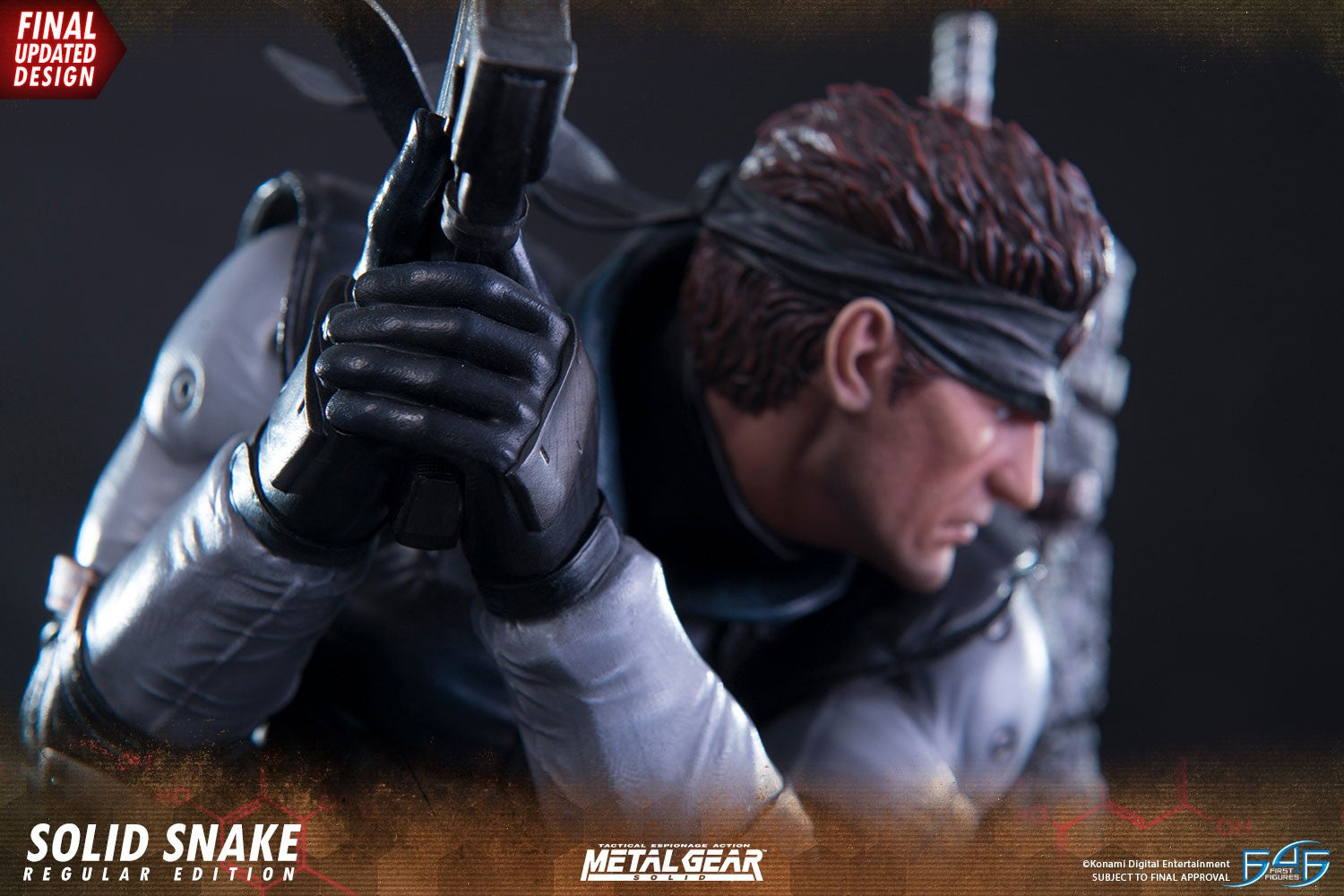 Metal Gear Solid - SOLID SNAKE (REGULAR) F4F Resin Statue مجسم سوليد سنيك