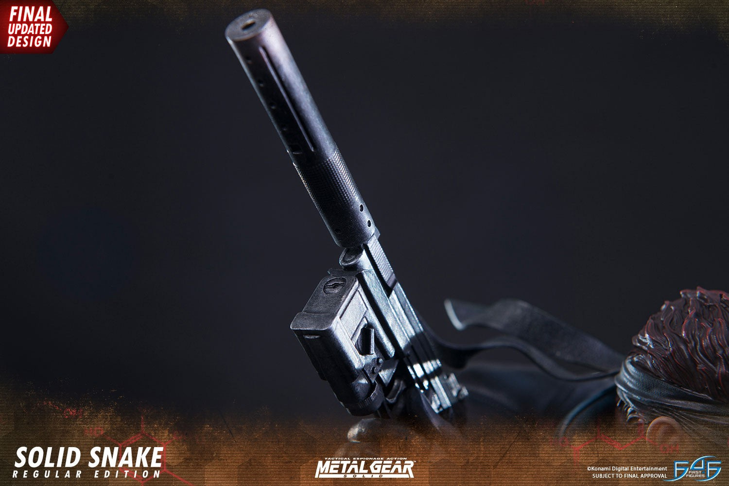 Metal Gear Solid - SOLID SNAKE (REGULAR) F4F Resin Statue مجسم سوليد سنيك