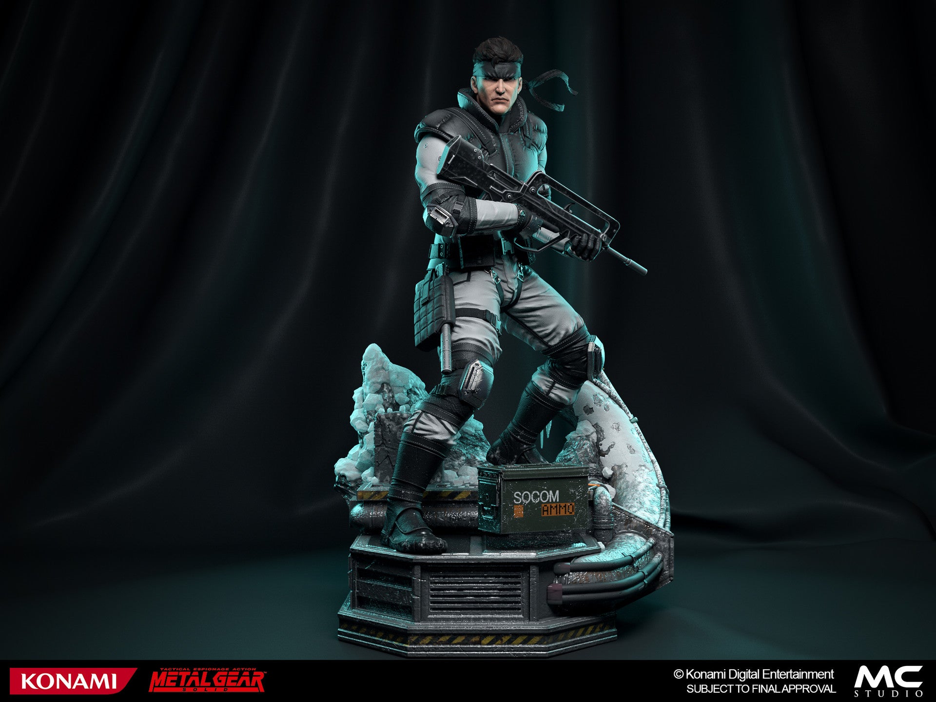 Metal Gear Solid - Solid Snake MC Studio 1/4 Resin Statue مجسم سوليد سنيك